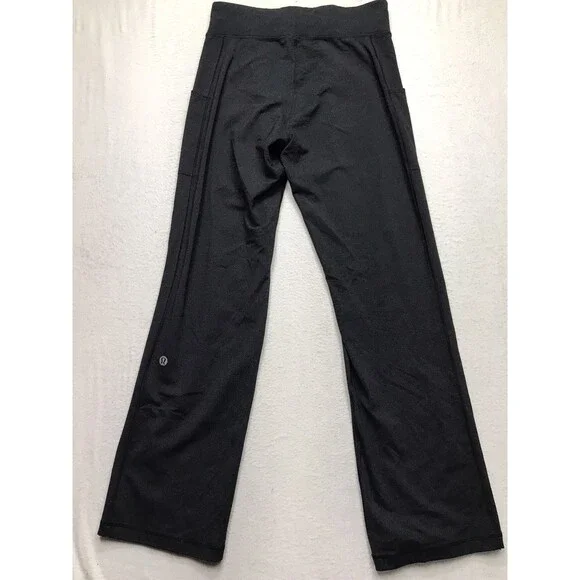LULULEMON Jogger Men M Black Relaxed Fit Straight Leg Drawstring Trouser Pants - Picture 2 of 14